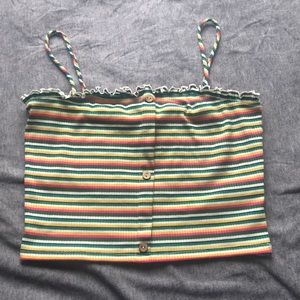 Stripped crop top